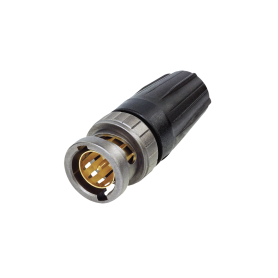 Neutrik HD BNC Connector - male HD - para engarce hexagonal de 8,23 mm