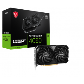 TARJETA GRAFICA MSI RTX 4060 VENTUS 2X BLACK 8GB OC