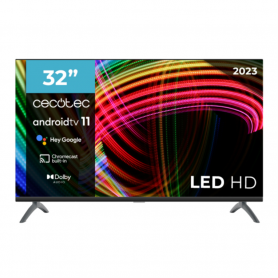 TV CECOTEC 32" LED HD FRAMELESS ANDROIDTV 11 ALH30032
