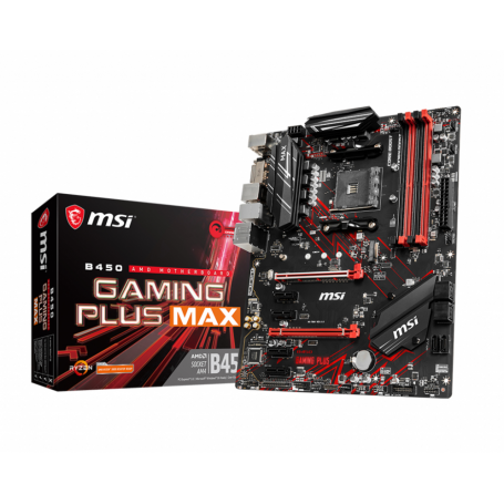 PLACA BASE MSI B450 GAMING PLUS MAX AM4 ATX 4XDDR4